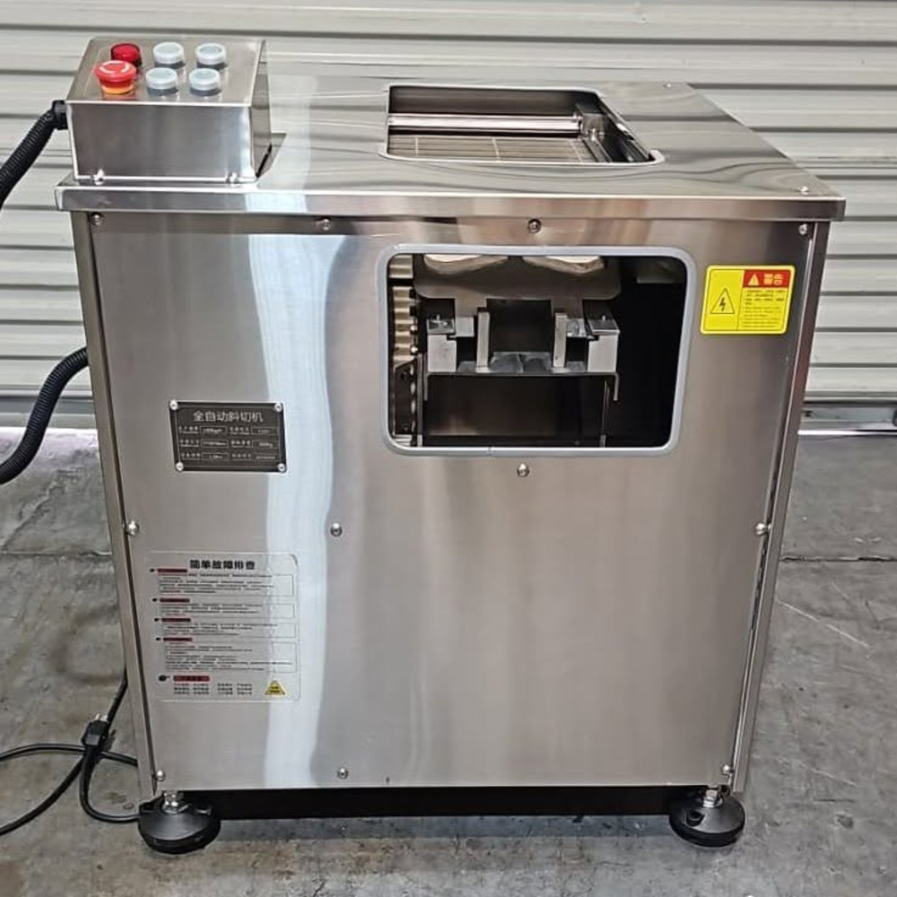 Automatic Stainless Steel Diagonal Meat & Seafood Slicer Machine